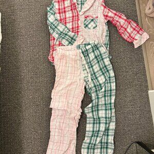 Victorias Secret  Flannel Long Pajama Set